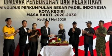PBPI Kota Kediri Resmi Dilantik, Siap Cetak Atlet Padel menuju PON 2028