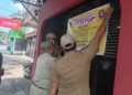 Tak Berizin, Satpol PP Kota Kediri Tutup Outlet 23 HWG