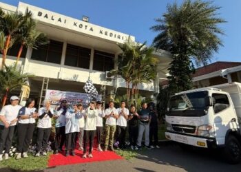Perkuat Operasional, KKMP di Kota Kediri Terima Pickup dan Motor Roda Tiga