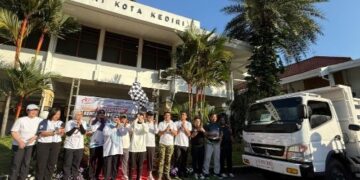 Perkuat Operasional, KKMP di Kota Kediri Terima Pickup dan Motor Roda Tiga