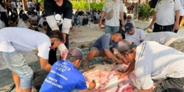 Idul Adha 2026, Relawan Suket Teki Nusantara Kediri Berbagi Daging Kurban Bagi Warga Kurang Mampu