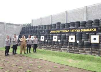 Diresmikan, Lapangan Tembak Tathya Dharaka Jadi Penunjang Latihan Anggota Polres Kediri