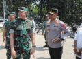 Dampingi Pangdam V/Brawijaya, Kapolres Kediri Dukung Yonif Teritorial untuk Stabilitas dan Kesejahteraan Warga