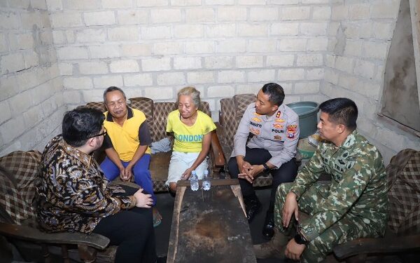 Bersama Forkopimda, Kapolres Kediri Kunjungi Warga Rentan dan Dorong Pemulihan Sosial
