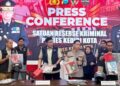 Kurang dari Sepekan, Polres Kediri Kota Ringkus Pelaku Spesialis Pecah Kaca Mobil