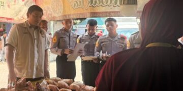 Sidak Pasar Setonobetek, Ini Temuan Tim Polres Kediri Kota