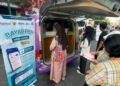 BPPKAD Kota Kediri Jemput Bola di CFD, Bayar PBB Bisa Lewat Mobil Keliling dan Dapat Suvenir Menarik