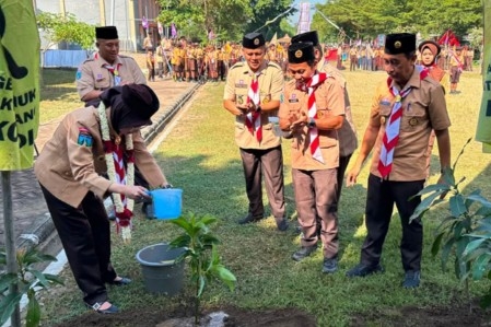 Jambore Ranting Pesantren, Pramuka Siap Jadi Pelopor Petani Milenial – Tangguh Bencana