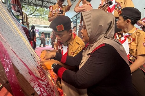 32 Pramuka Penggalang Kota Kediri Dibekali Wawasan Wisata- Ketahanan Pangan