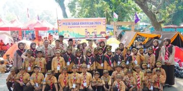Diikuti Ratusan Peserta, Kak Cicha Buka Pesta Siaga Pramuka di Taman Wisata Ubalan