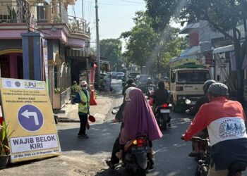 Dishub Kota Kediri Sebut Rekayasa Lalu Lintas Kaliombo Berjalan Efektif