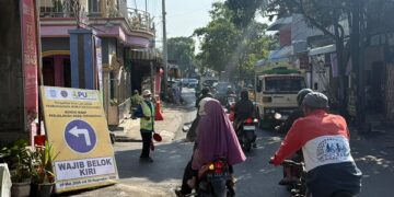 Dishub Kota Kediri Sebut Rekayasa Lalu Lintas Kaliombo Berjalan Efektif