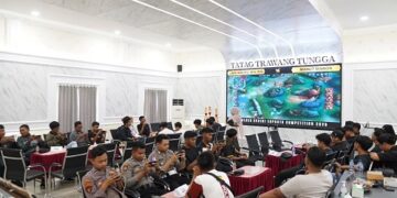 Kapolres Kediri Buka Turnamen E-Sport Competition Hari Bhayangkara ke-80