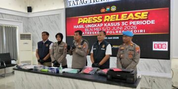 Ungkap 5 Kasus Pencurian, Polres Kediri Beberkan Modus Pelaku