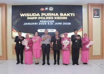 Kapolres Kediri Tekankan Pengabdian Tak Berakhir Meski Memasuki Masa Purnabakti