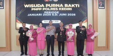 Kapolres Kediri Tekankan Pengabdian Tak Berakhir Meski Memasuki Masa Purnabakti