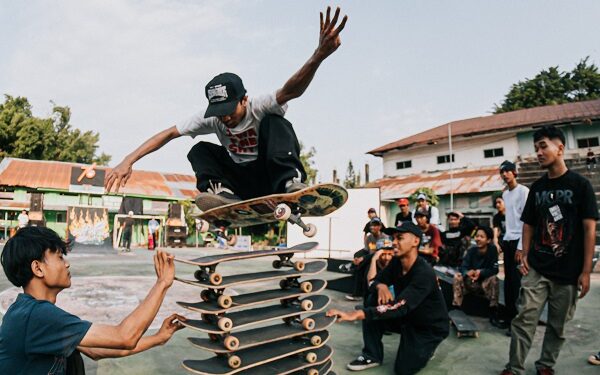 Ratusan Peserta Ramaikan Go Skateboarding Day 2026 di Kediri