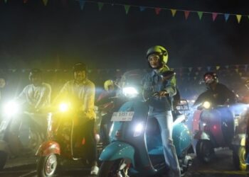 Mbak Wali Riding Bersama Ratusan Vespa Smallframe, Promosikan Wisata dan Kenalkan Ikon Kota