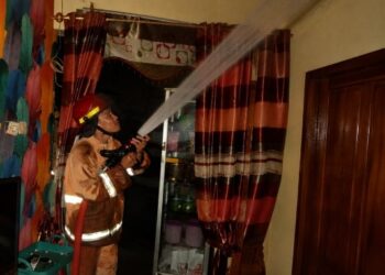 Rumah di Plosoklaten Kediri Terbakar, Kerugian Capai Rp1 Miliar