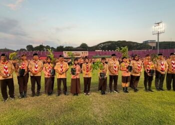 Ribuan Pramuka Ikuti Apel Akbar di Stadion Brawijaya, Jadi Penggerak Ketahanan Pangan
