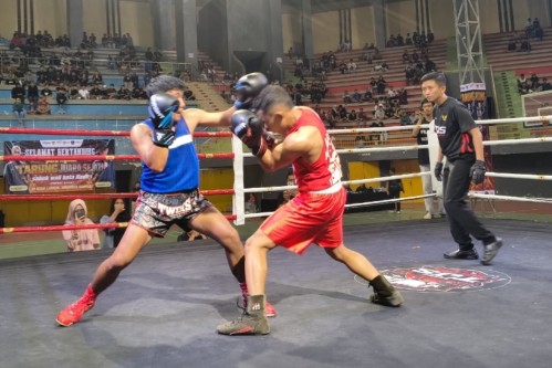 120 Petarung dari 63 Sasana Ramaikan Tarung Juara Sejati di GOR Jayabaya Kota Kediri