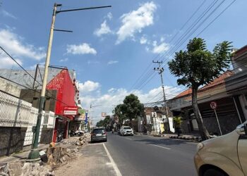 Jalan PB Sudirman Kediri Sementara Tanpa PJU, Dishub Minta Pengendara Tingkatkan Kewaspadaan