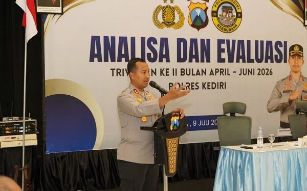 Masuki Semester II, Polres Kediri Evaluasi Kinerja dan Perkuat Pelayanan kepada Masyarakat