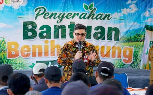 Mas Dhito Bantu Petani 200 Ton Benih Jagung Hingga Kepastian Harga Pasca Panen