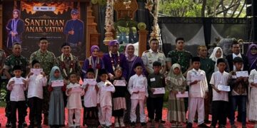 Momen HUT ke-1.147 Kota Kediri, Pemkot Santuni 1.407 Anak Yatim