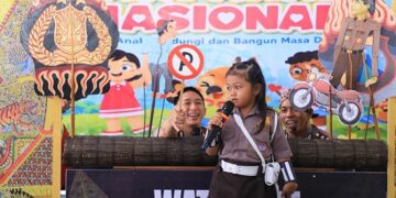 Peringati Hari Anak Nasional, Polres Kediri Kota Helat Waton Sae