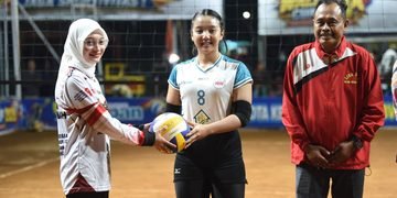 Mbak Wali Buka Turnamen Bola Voli Antar Pelajar se-Wilayah Kediri, Cetak Atlet Muda Berprestasi