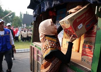 Mbak Wali Lepas Bantuan untuk NTT, Gotong Royong Warga Kota Kediri untuk Saudara Terdampak Gempa