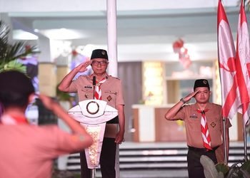 Pimpin Upacara Ulang Janji Hari Pramuka ke-65, Gus Qowim Tekankan Pentingnya Adaptasi di Era Digital