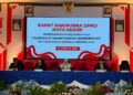 Rapat Paripurna, Forkopimda Kota Kediri Ikuti Pidato Kenegaraan Presiden RI