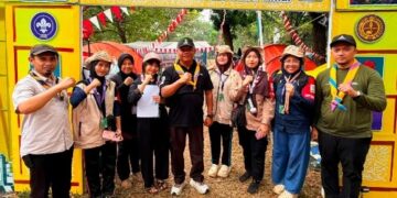 Ketua Kwarcab Kota Kediri Dampingi Kontingen Jamnas XII, Dorong Peserta Jadi Agen Perubahan