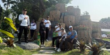Bersih-bersih Saluran Sungai, Wali Kota Kediri Resmikan RTH Baru