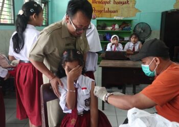 BIAS di Kota Kediri Sasar Siswa Kelas 1 dan 5, Dinkes Kejar Capaian 100 Persen