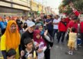 Wali Kota Kediri Ikut Lomba Agustusan di CFD Jalan Dhoho, Berbaur dengan Warga